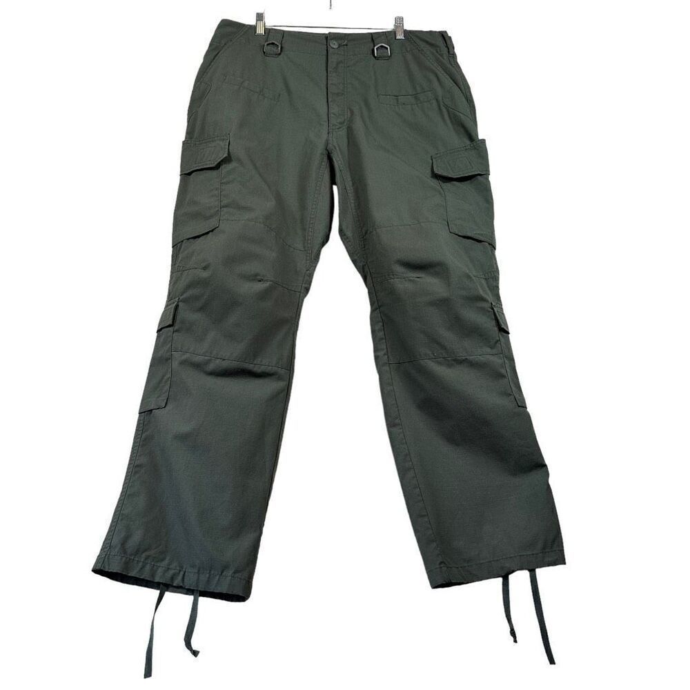 LA Police Gear Operator Army Green Tactical Cargo Pants Men’s Size 38x32